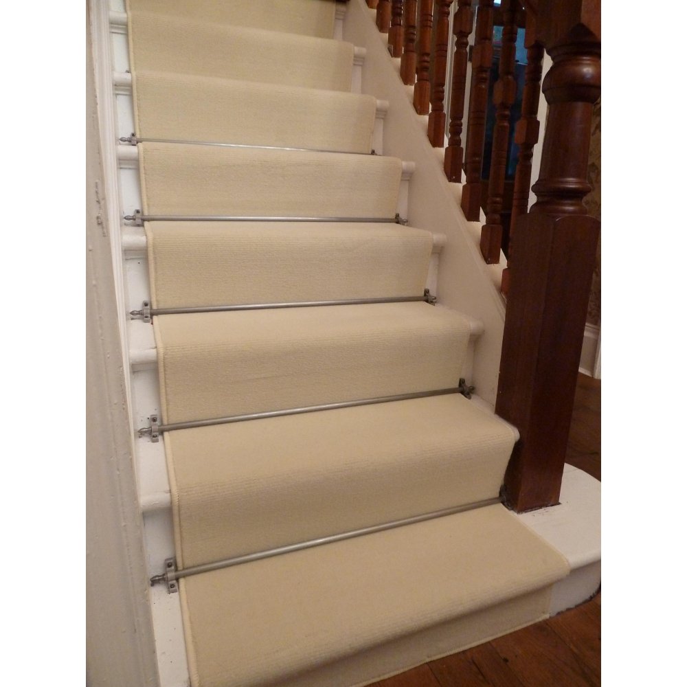 carpet runner for stairs installation photo - 7