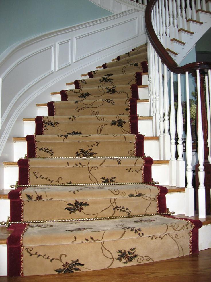 carpet runner stair bars photo - 9