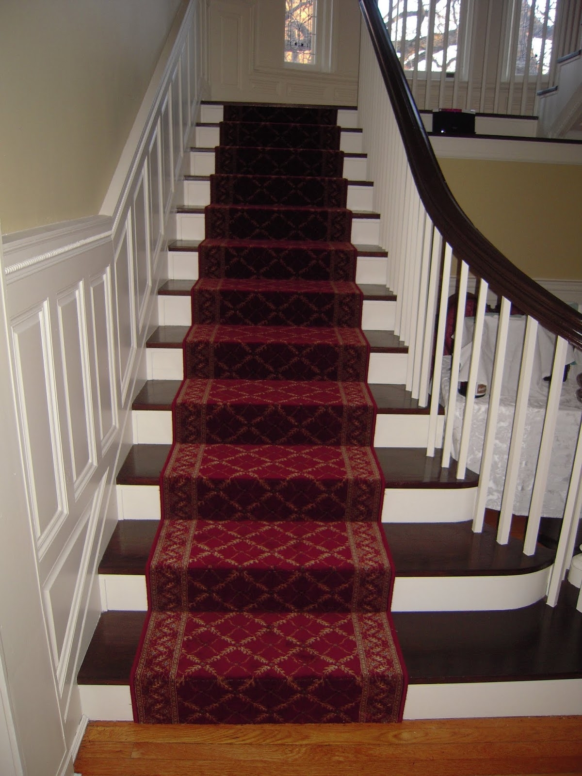 carpet runners for stairs modern photo - 2