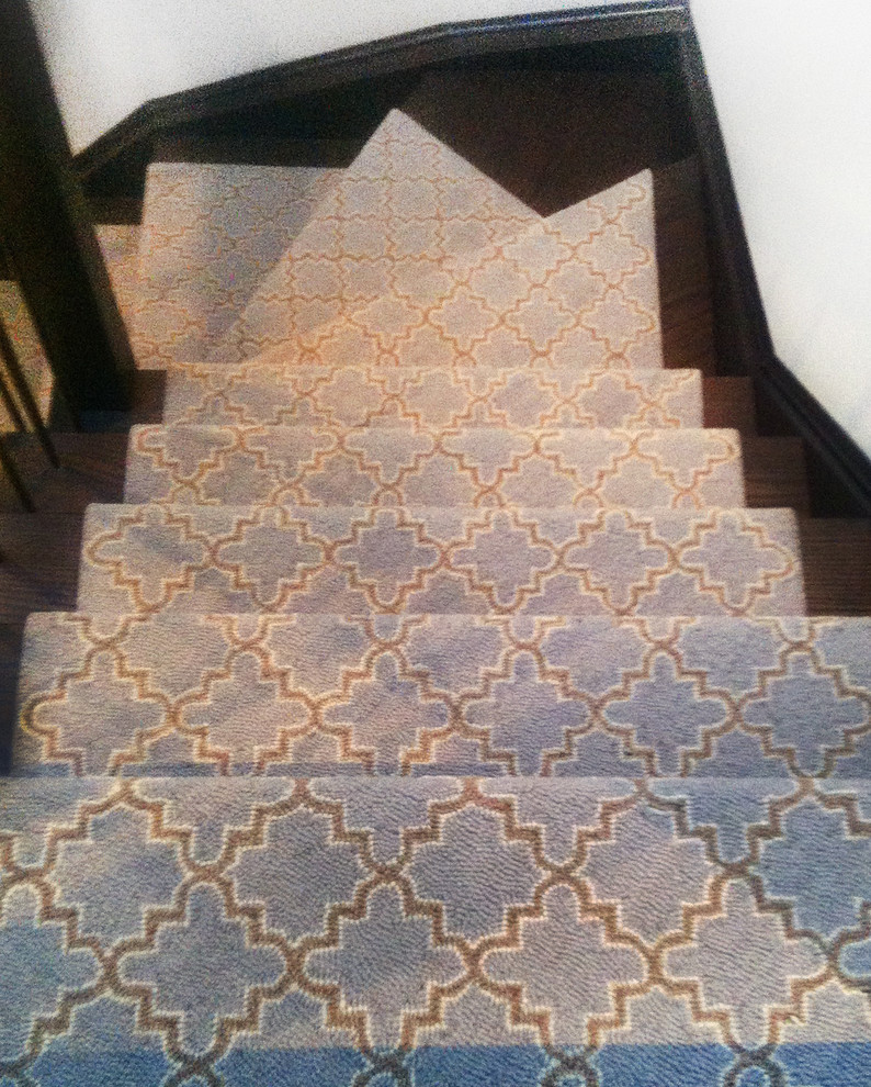 carpet runners for stairs modern photo - 3