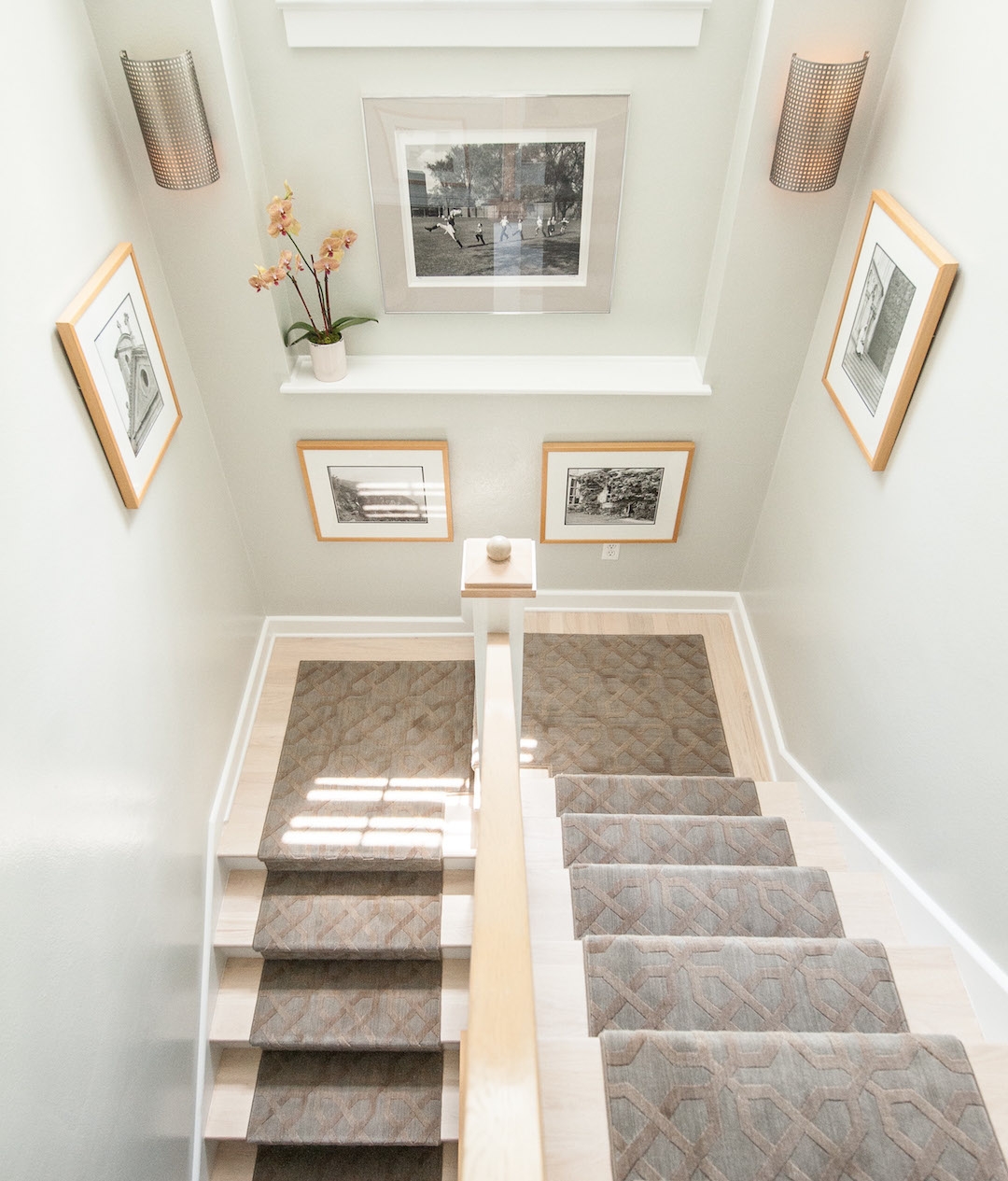 carpet runners for stairs modern photo - 8