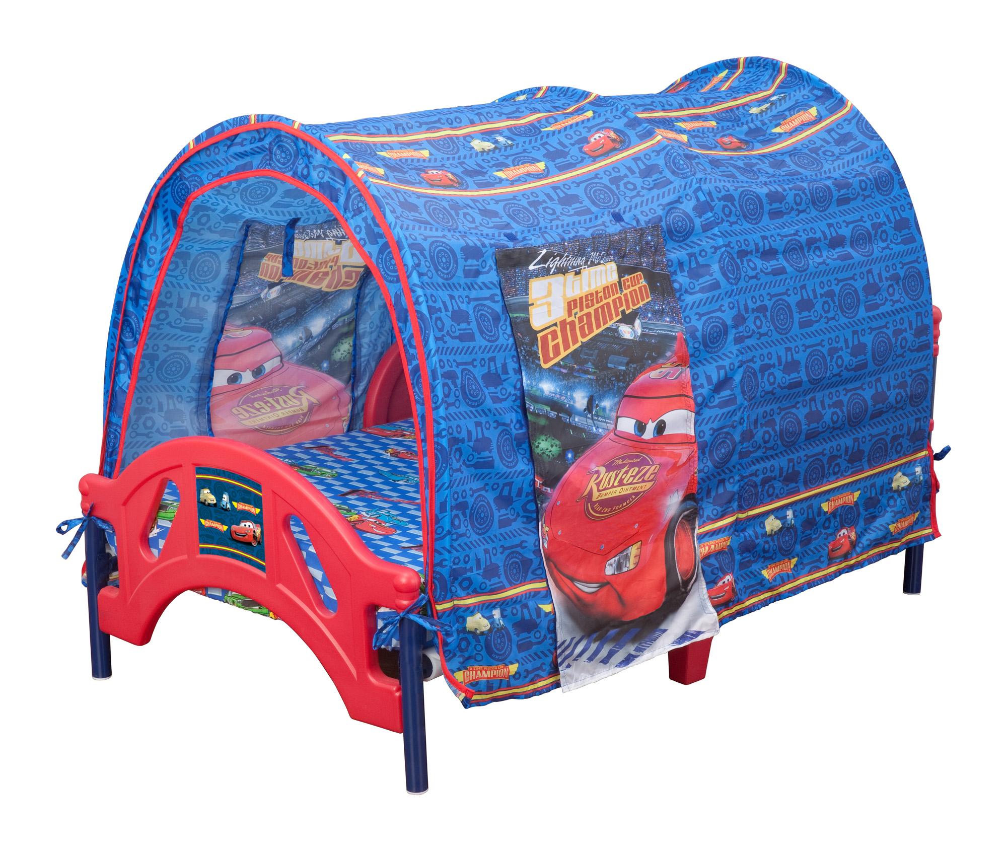 cars toddler bed with tent photo - 5