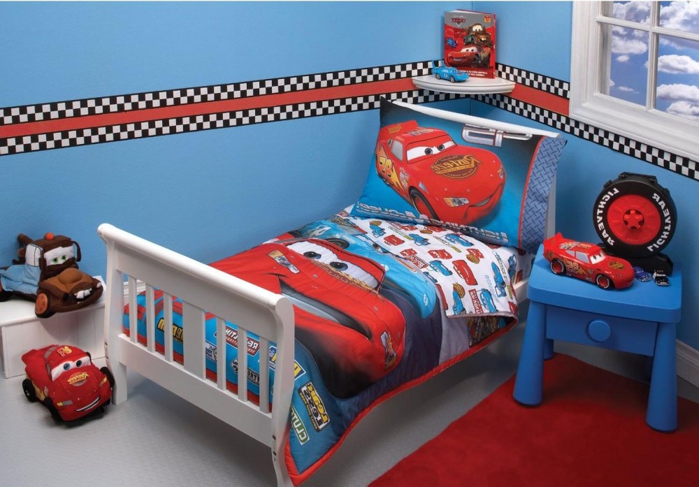 cars toddler bedroom set photo - 7