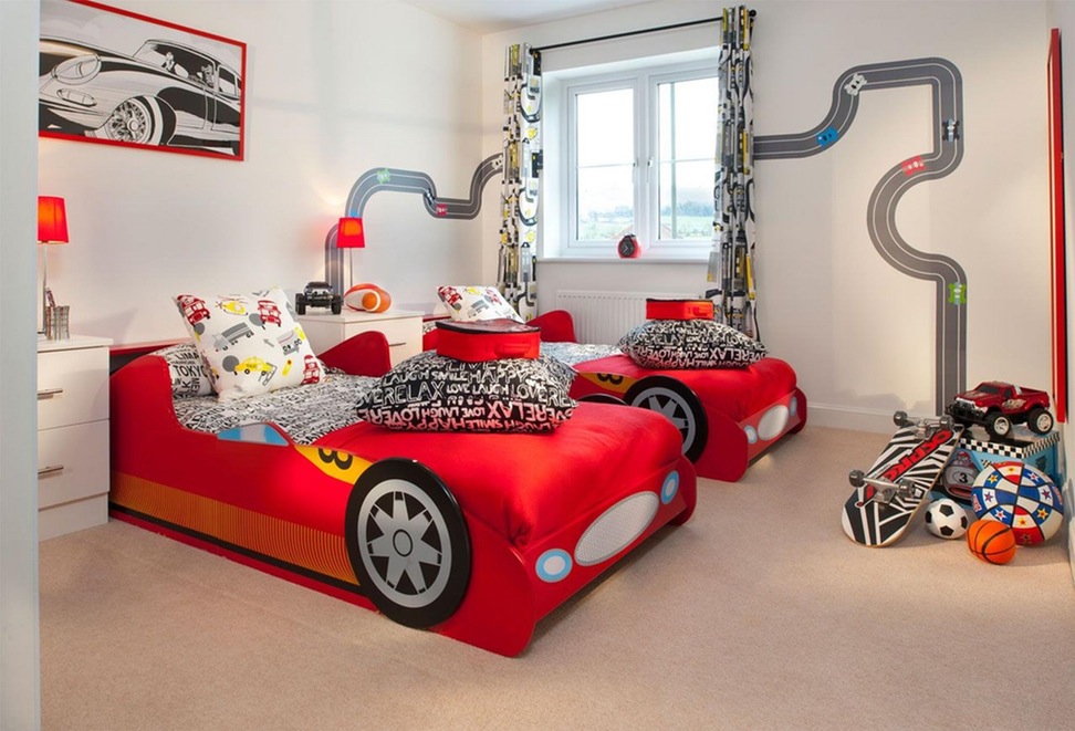 cars toddler bedroom set photo - 9