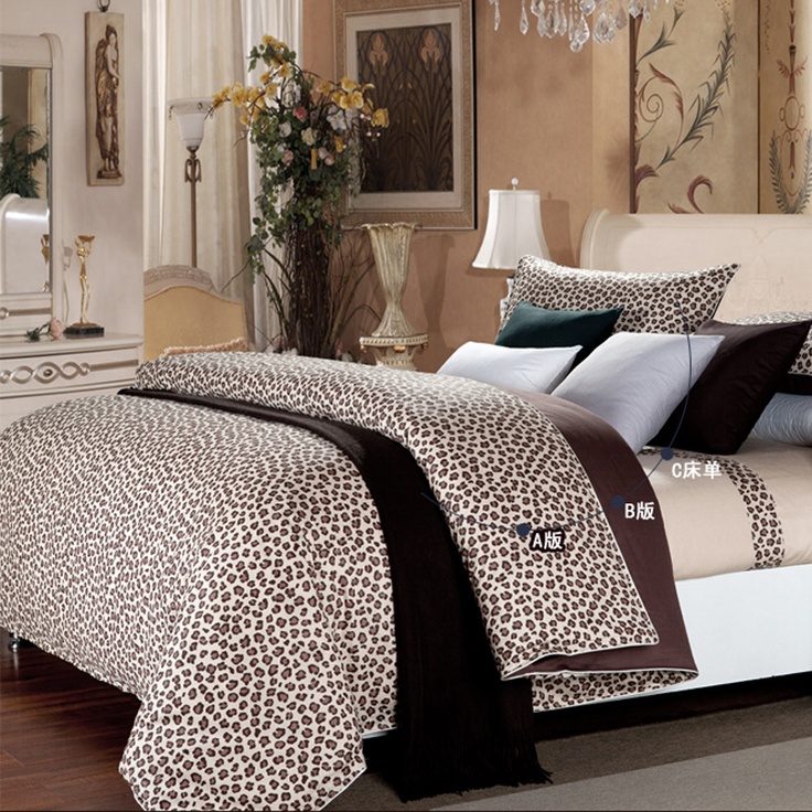 cheetah print bedroom set photo - 3