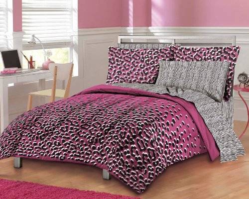 cheetah print bedroom set photo - 6