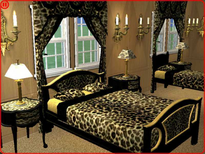 cheetah print bedroom theme photo - 10
