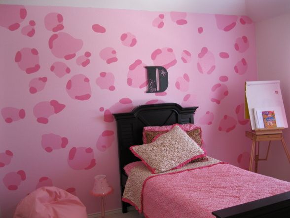 cheetah print bedroom walls photo - 10