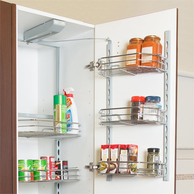 chrome pantry shelving systems photo - 8