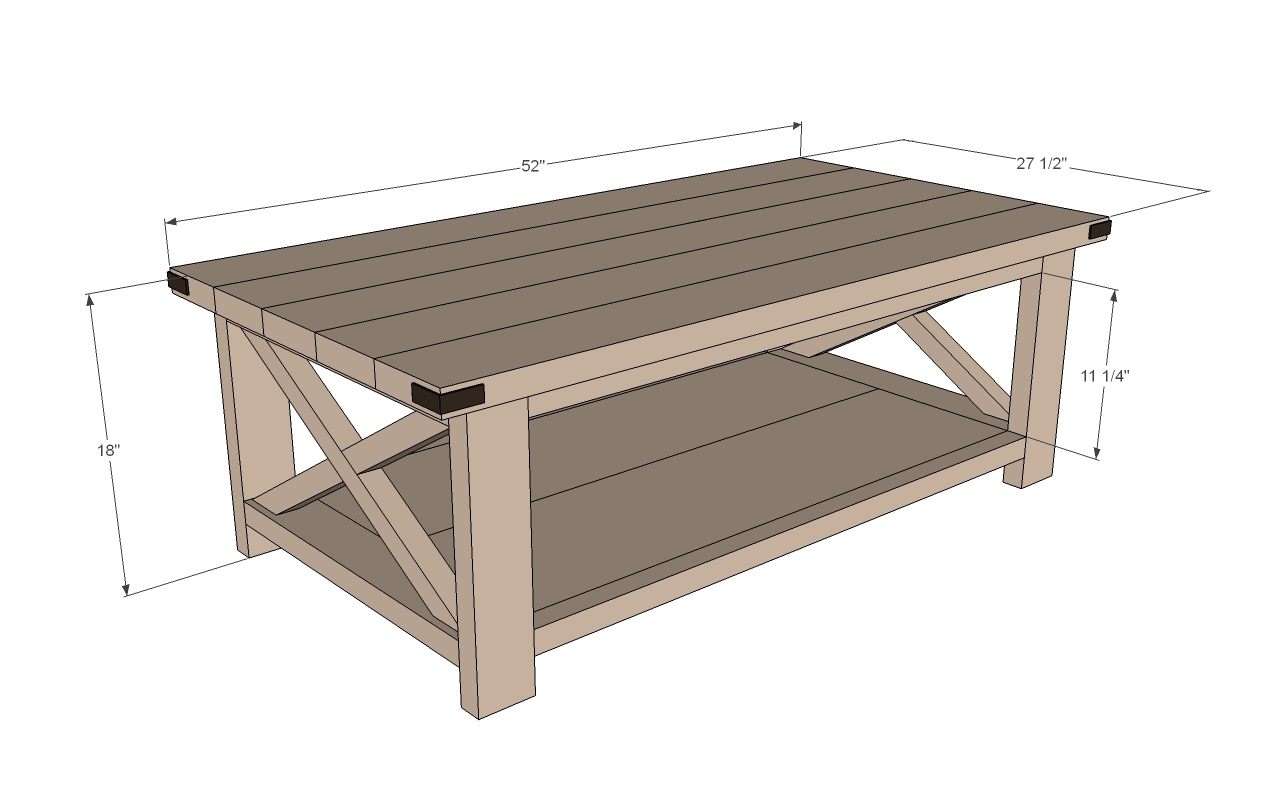 coffee table design plan photo - 1