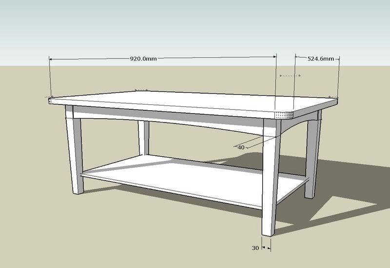 coffee table design plan photo - 3