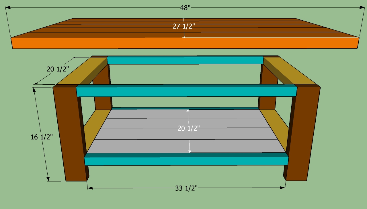 coffee table design plan photo - 9