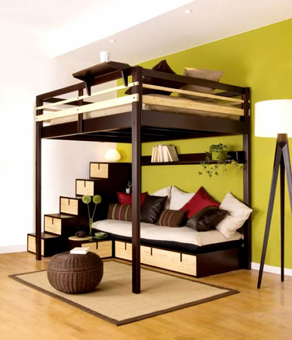 compact bedroom furniture designs photo - 1