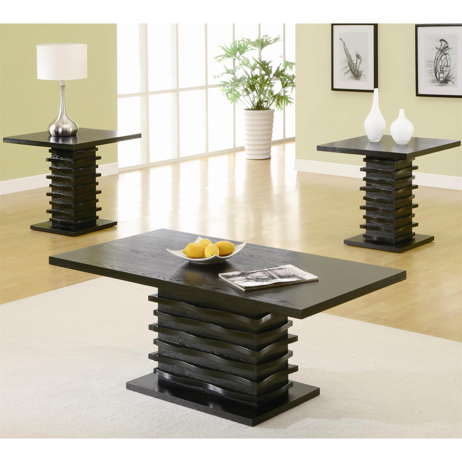 contemporary coffee tables sets photo - 1