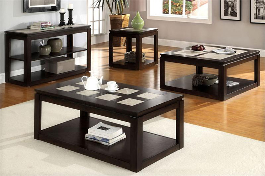 contemporary coffee tables sets photo - 2