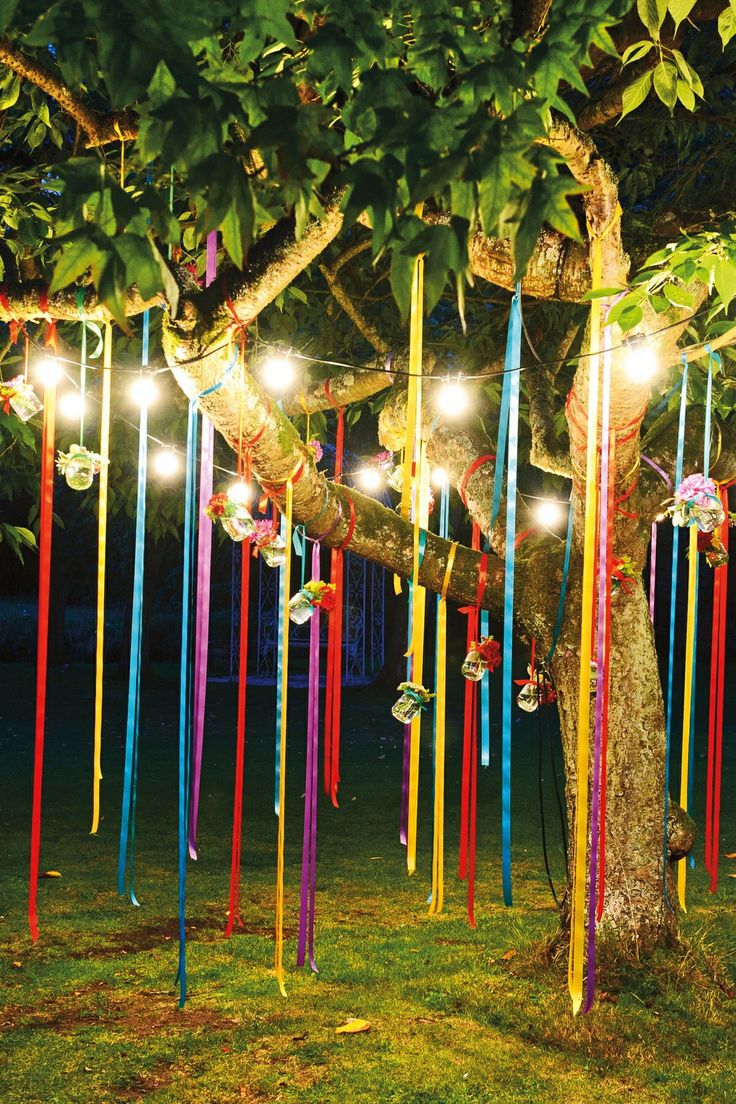 cool outdoor party lights photo - 6