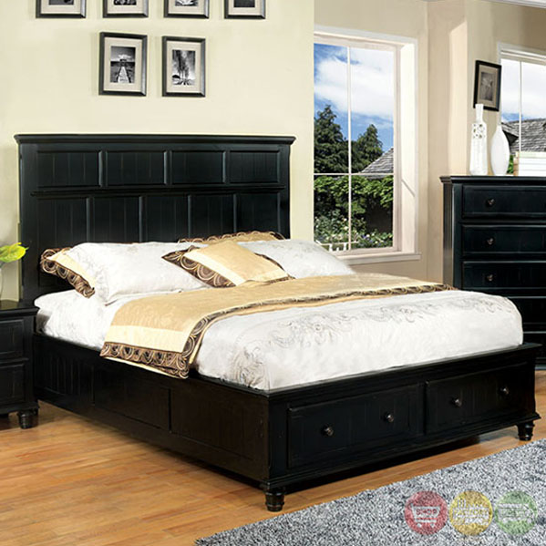 cottage bedroom furniture black photo - 7