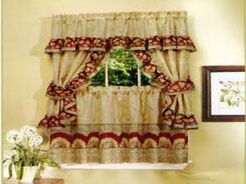 country kitchen curtain designs photo - 1