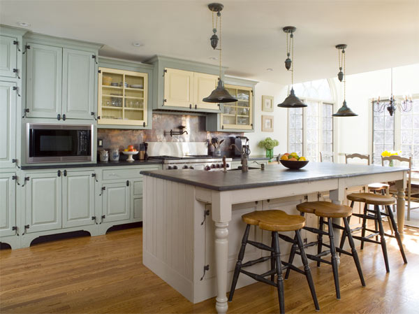 country kitchen designs with islands photo - 10
