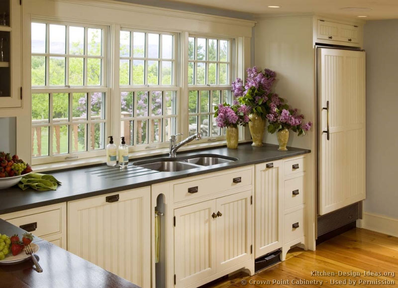 country style kitchen cabinets design photo - 10