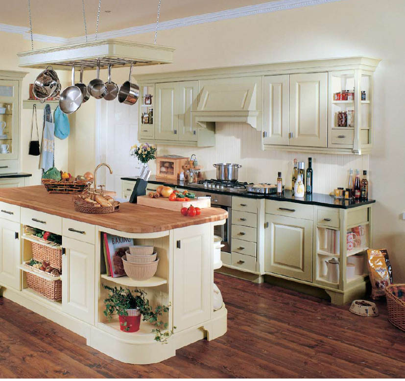 country style kitchen cabinets design photo - 5