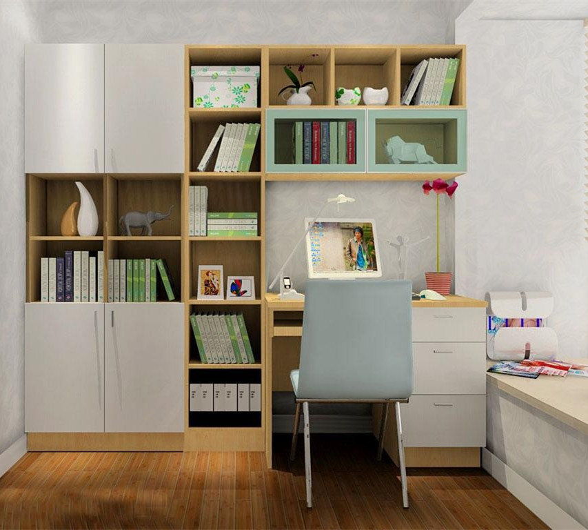 cupboard designs study room photo - 6