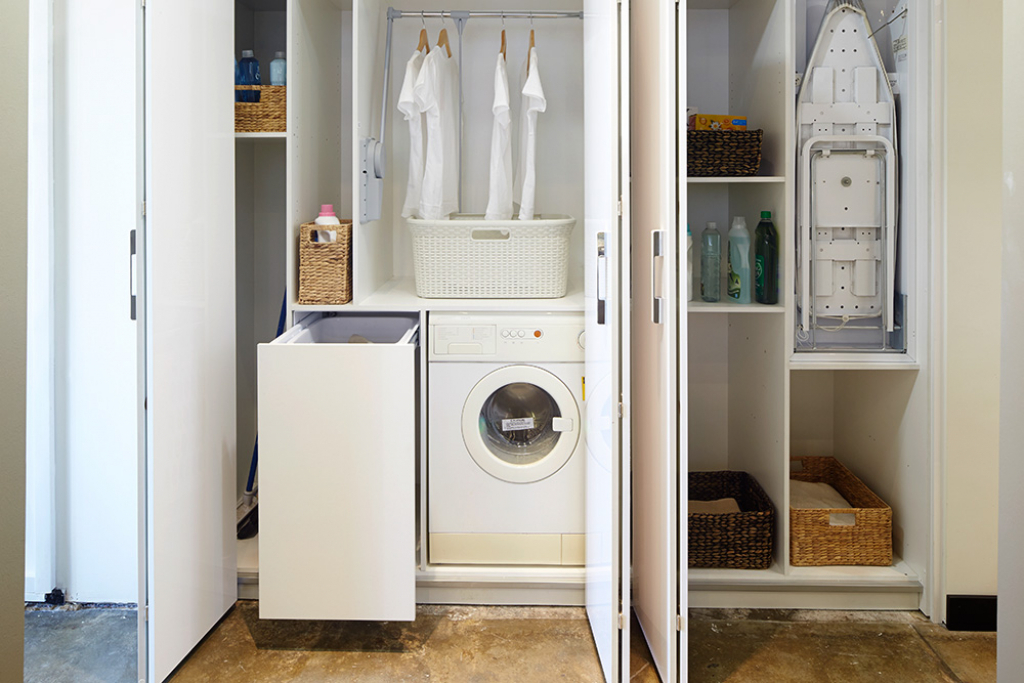 cupboard laundry designs photo - 1