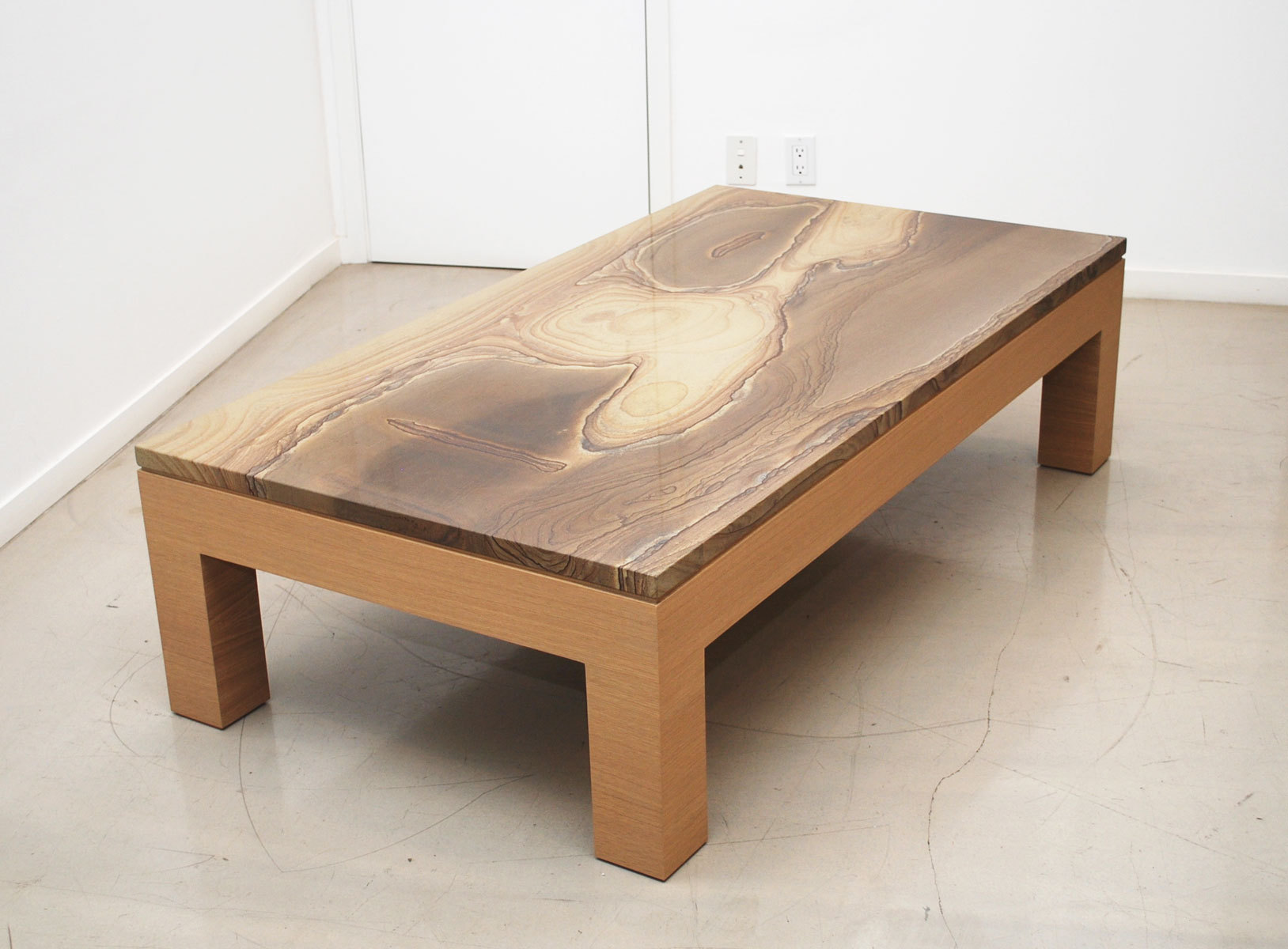 custom wood coffee table designs photo - 4