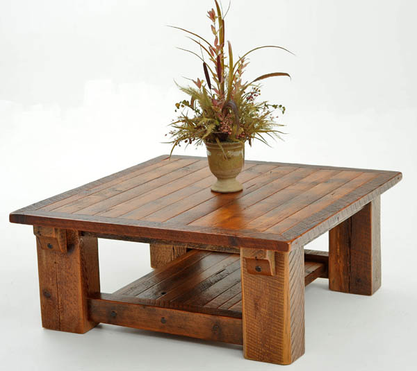 custom wood coffee table designs photo - 6