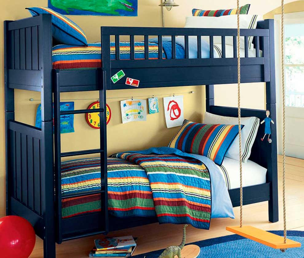 Cute bunk beds for boys.