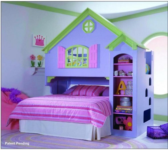 cute girly bunk beds photo - 1