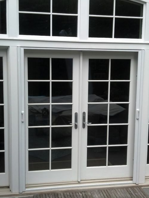 double french doors with screens photo - 5