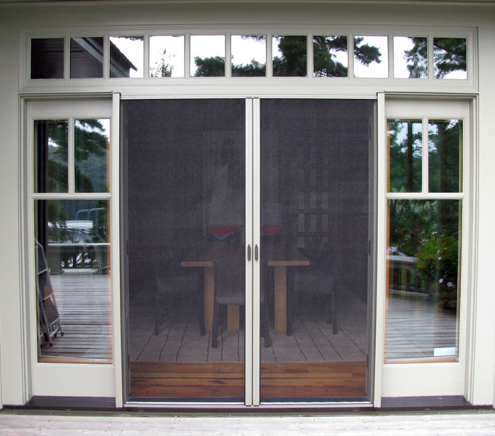 double french doors with screens photo - 6