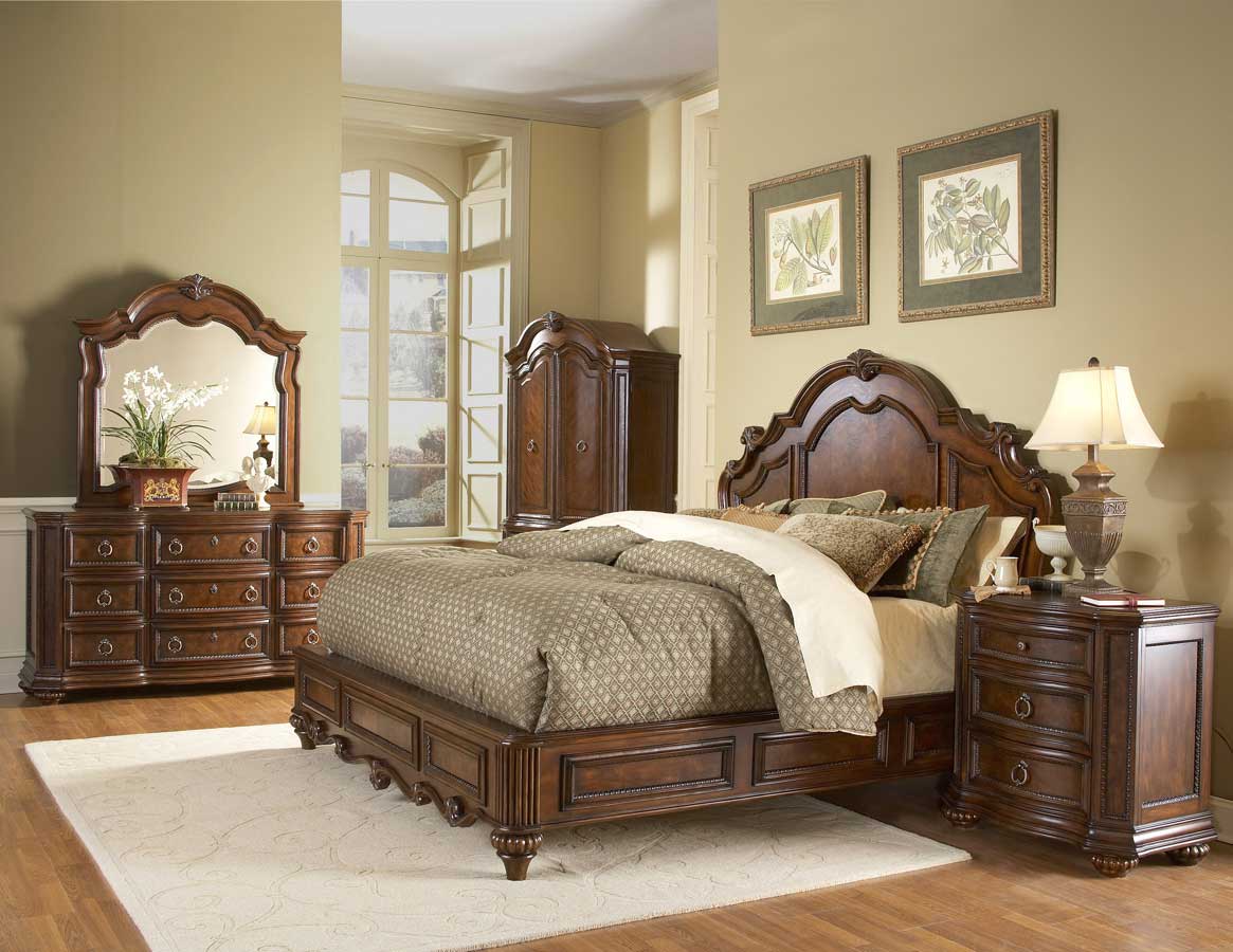 elegant traditional bedroom furniture photo - 1