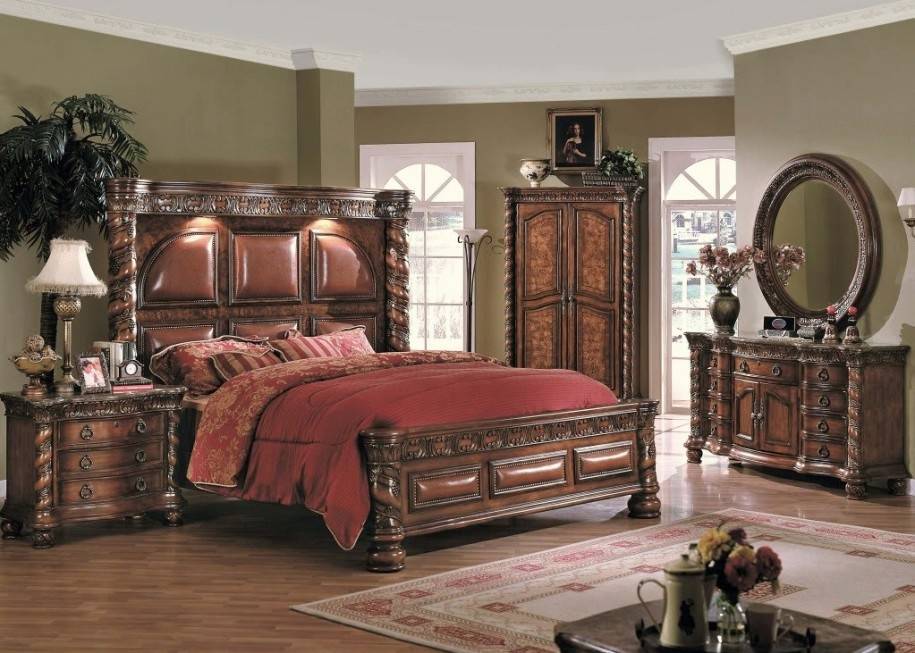 elegant traditional bedroom furniture photo - 2