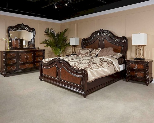 elegant traditional bedroom furniture photo - 4