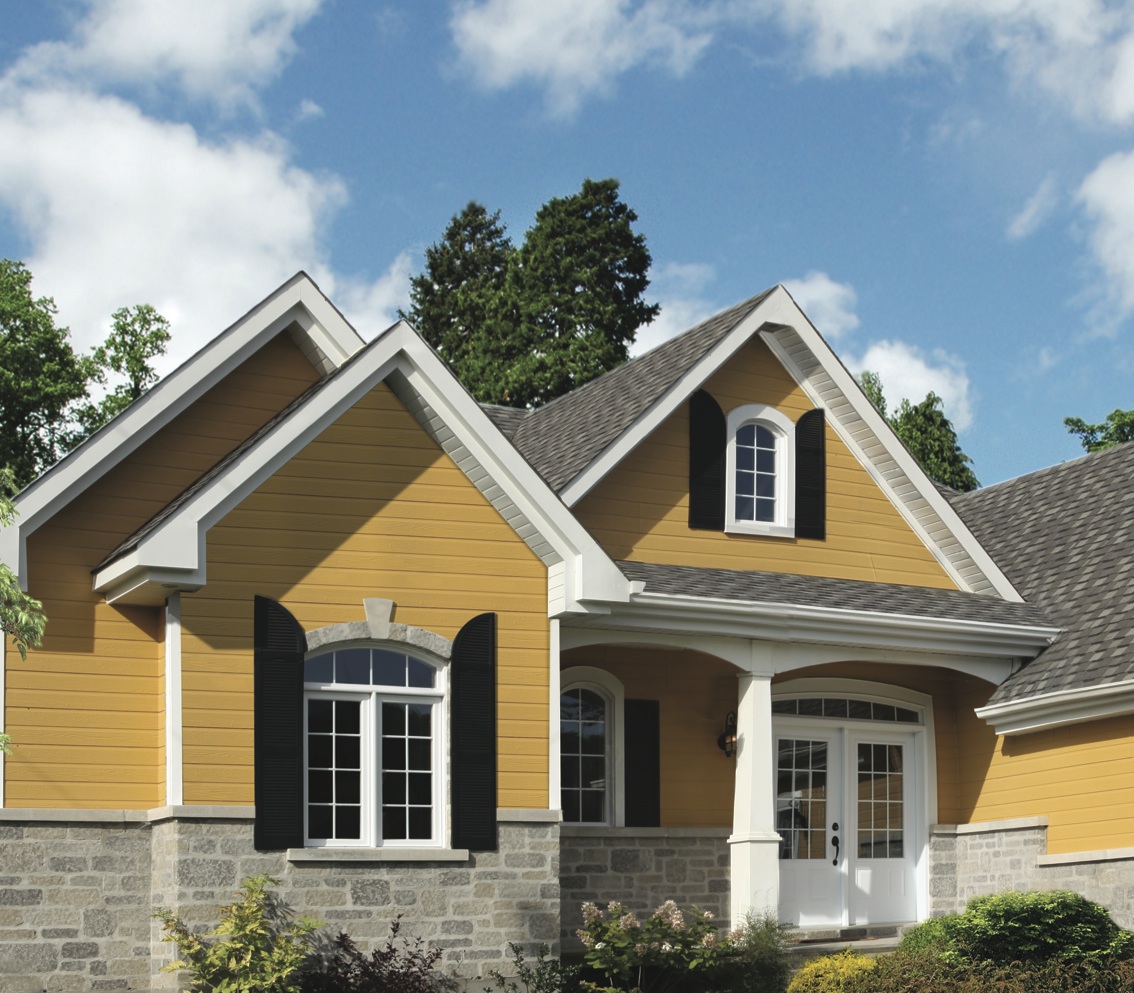 exterior paint colors with brown roof photo - 2