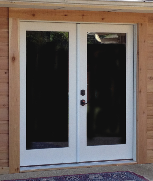 fiberglass french doors exterior photo - 2