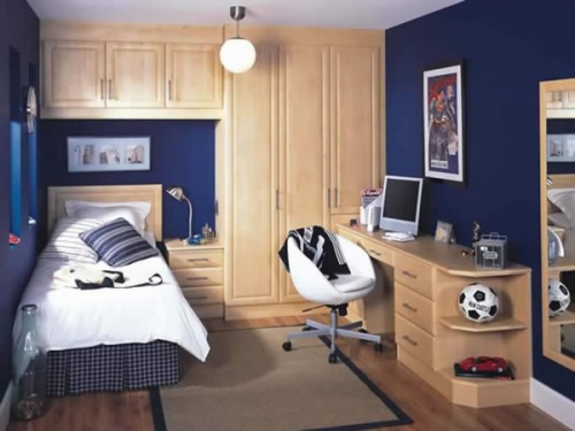fitted bedroom furniture designs photo - 2