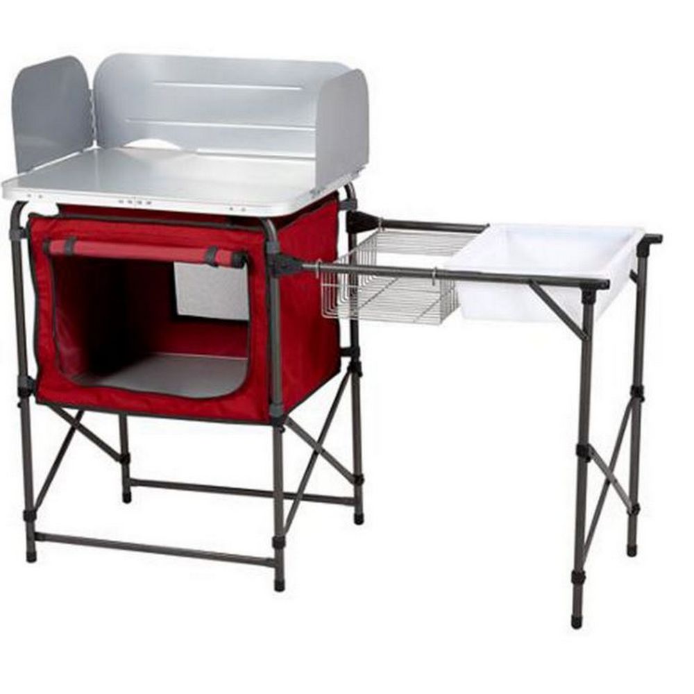folding camping table and kitchen photo - 6