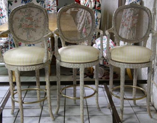french country kitchen bar stools photo - 9
