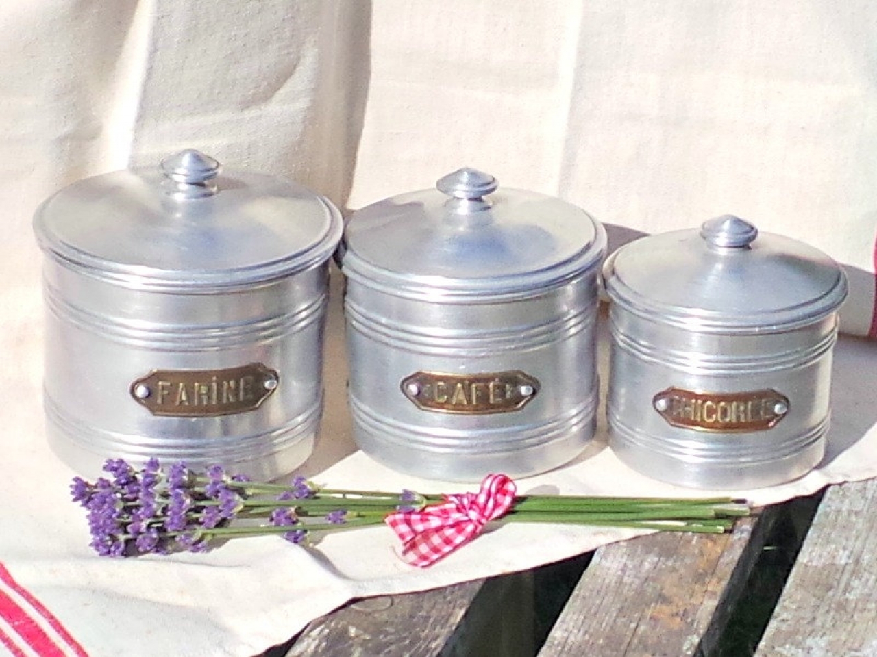 french country kitchen canisters photo - 10