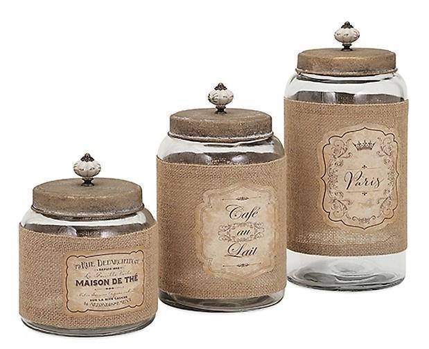 French country kitchen canisters - Hawk Haven