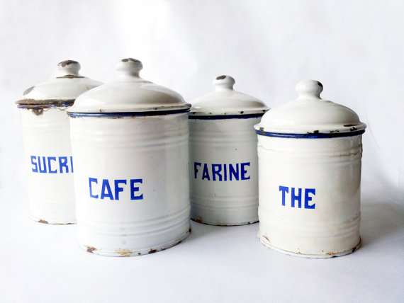 french country kitchen canisters photo - 5