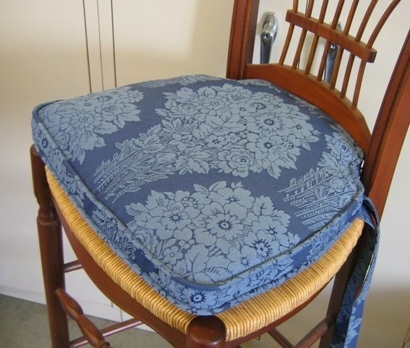french country kitchen chair pads photo - 8