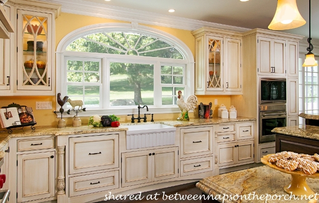 french country kitchen cupboards photo - 10