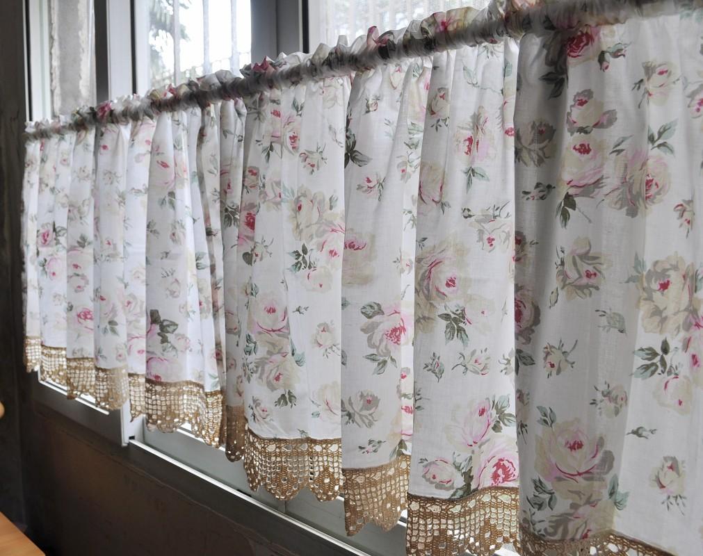 french country kitchen curtains photo - 1