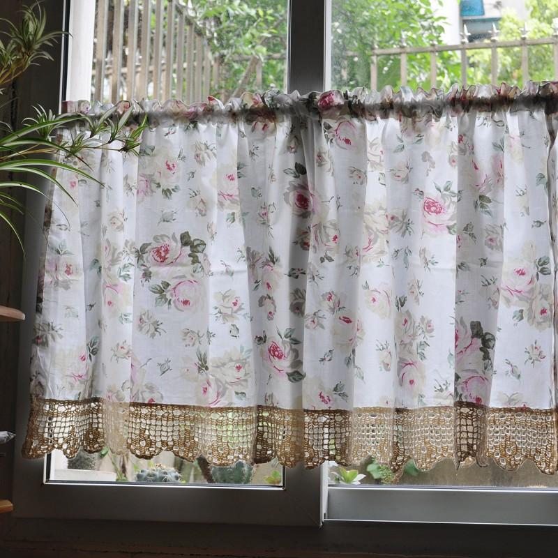 french country kitchen curtains photo - 3