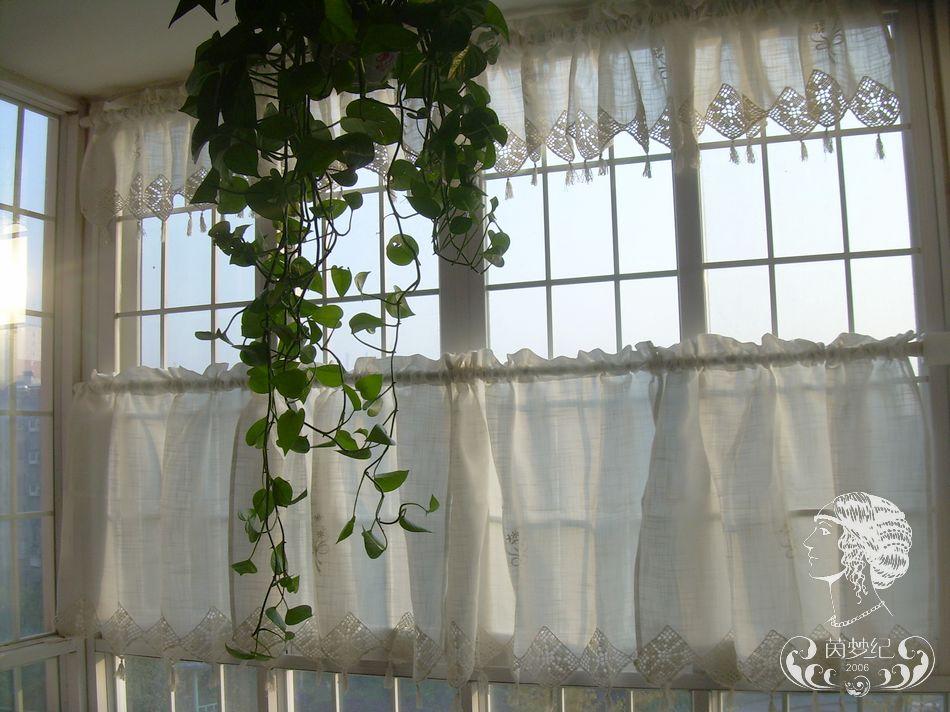 french country kitchen curtains photo - 9
