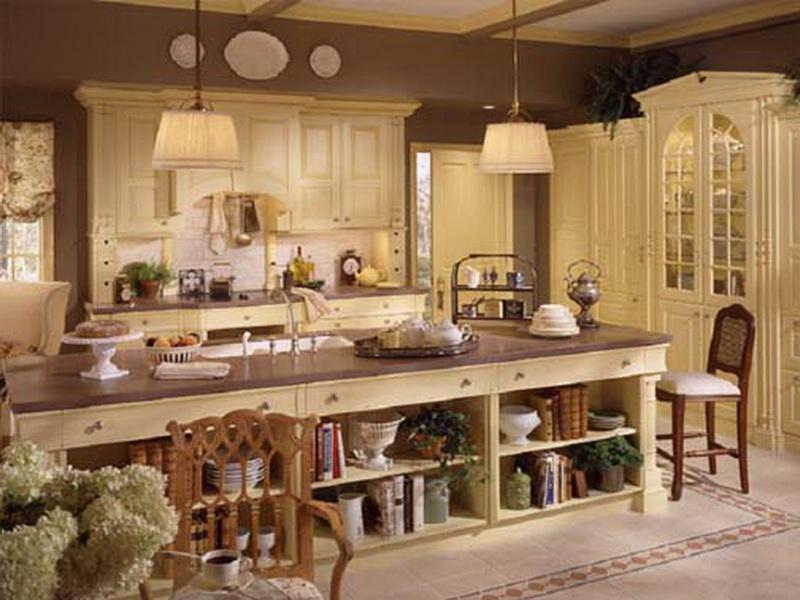 french country kitchen decor photo - 1